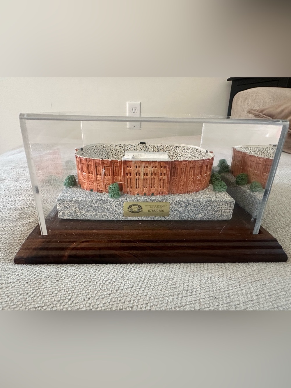Notre Dame Stadium Replica Decorative Model